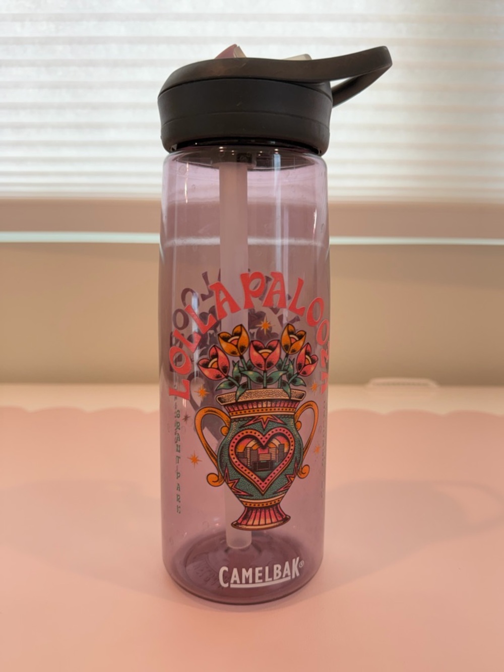 CamelBak Lollapalooza Lavender Floral Water Bottle